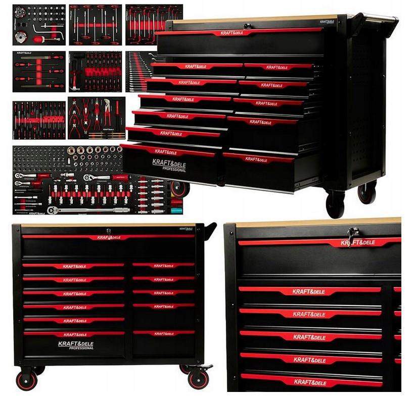 Szafka narzędziowa Kraft&amp;Dele z wyposażeniem